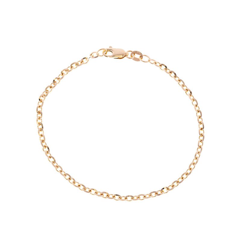 Złota bransoletka damska 585 splot Rolo VIII PREZENT