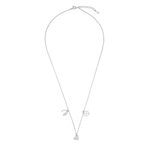Srebrny naszyjnik 925 Trzy symbole