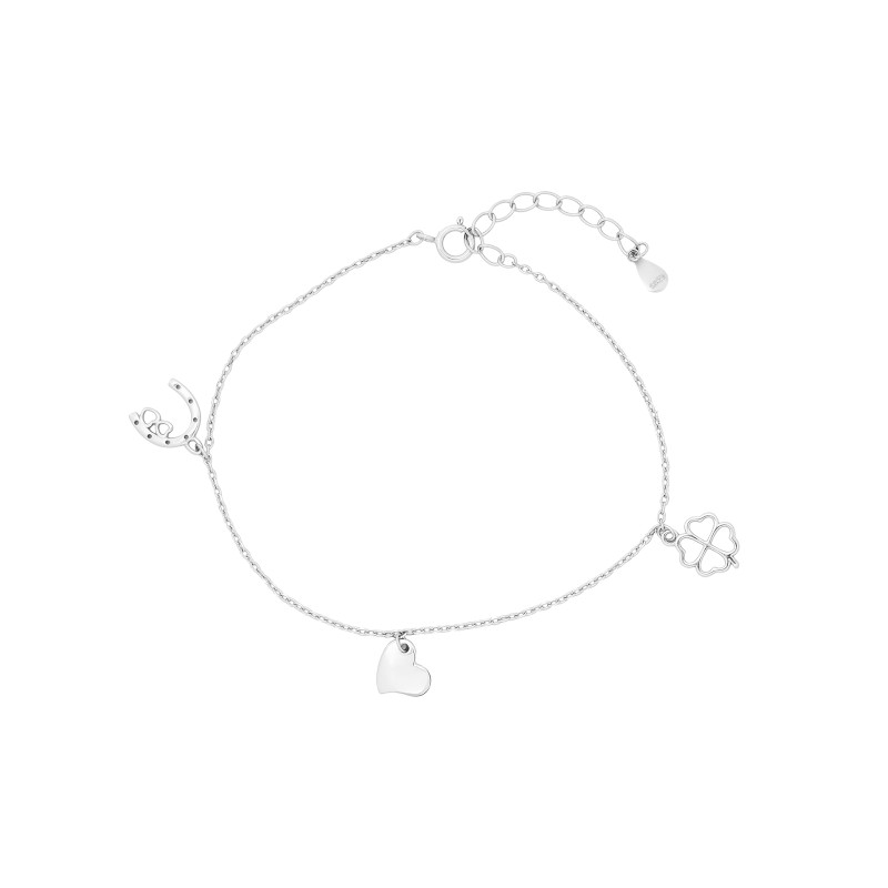 Srebrna bransoletka 925 Trzy Symbole
