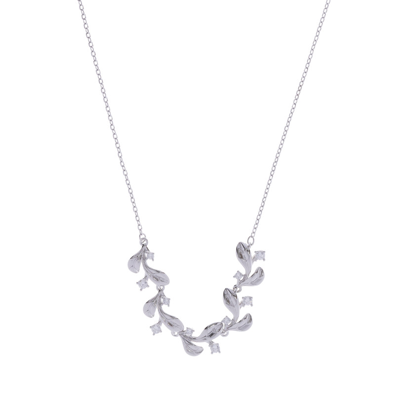 Srebrny naszyjnik 925 Gałązka