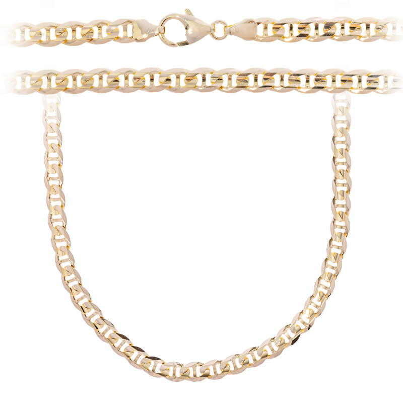 Złoty łańcuszek 585 Splot Gucci 5 mm Damski Męski