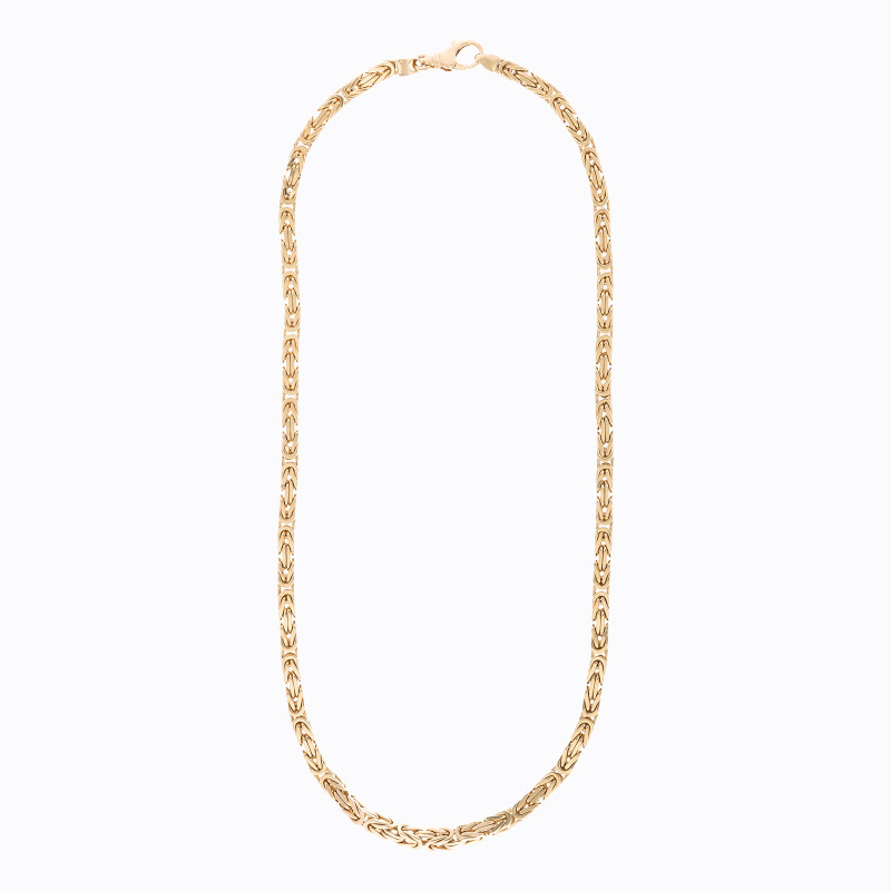 Złoty łańcuszek 585 Splot Królewski 5 mm Damski Męski ciężki