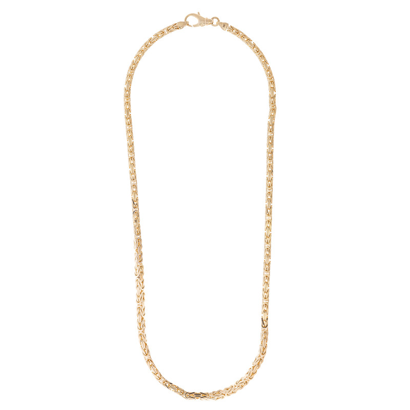 Złoty łańcuszek 585 Splot Królewski 4.2 mm Damski Męski ciężki