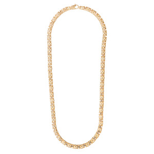 Złoty łańcuszek 585 Królewski Płaski 7 mm Damski Męski ciężki