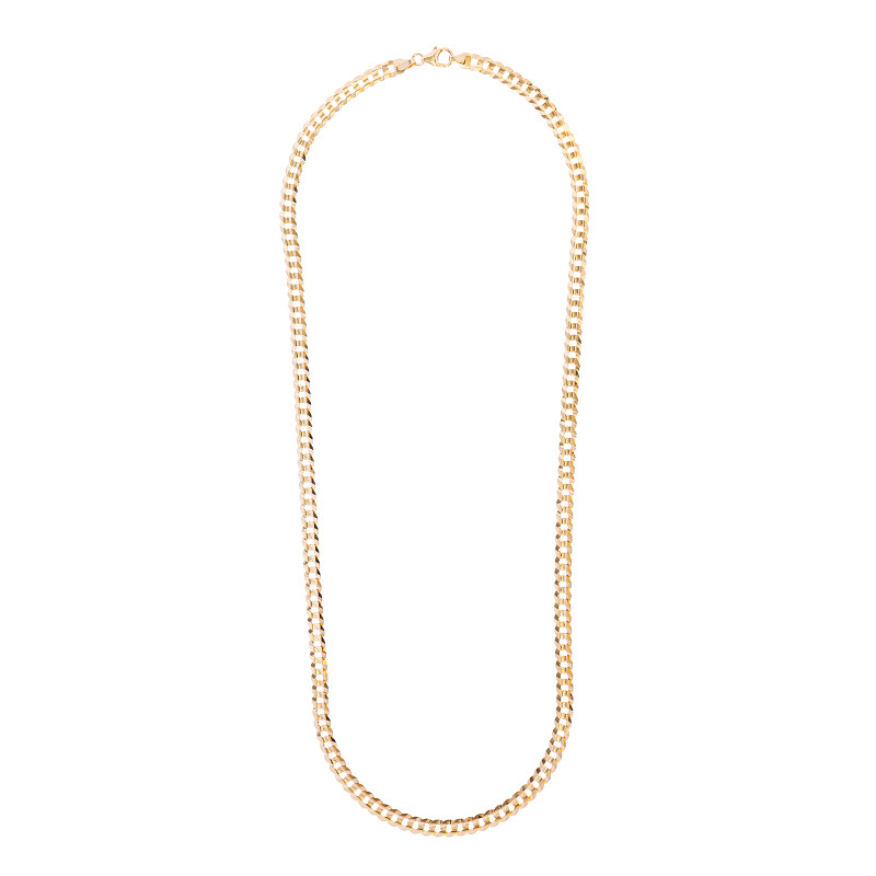 Złoty łańcuszek 585 Splot Pancerka 5 mm Damski Męski