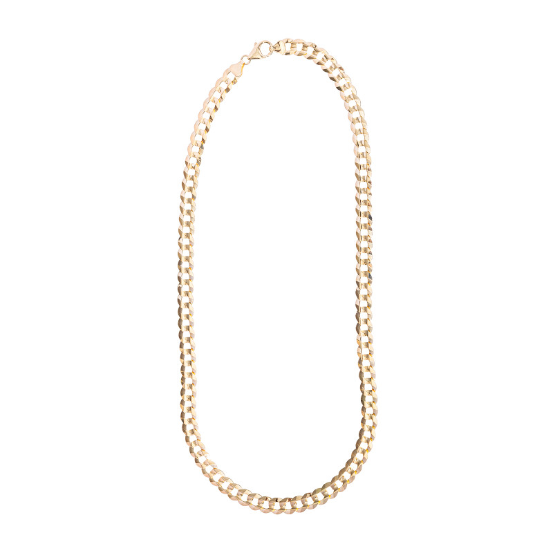 Złoty łańcuszek 585 Splot Pancerka 9 mm Damski Męski