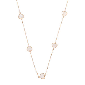 Złoty naszyjnik 585 Jasne Serca