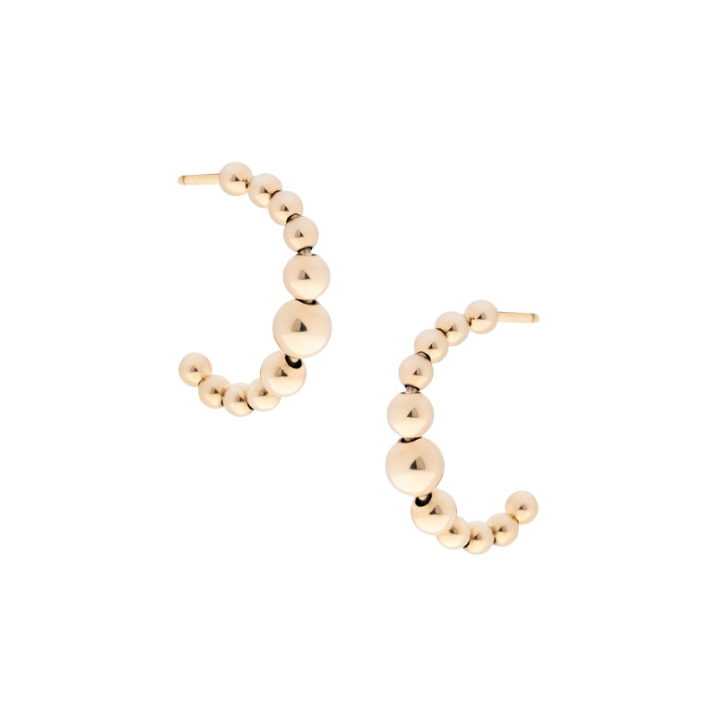 Złote kolczyki 585 Kuleczki