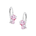 Srebrne kolczyki 925 Wesoła Peppa dla małej damy