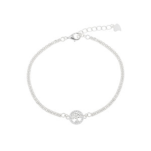 Srebrna bransoletka 925 Drzewko Szczęścia w Kole