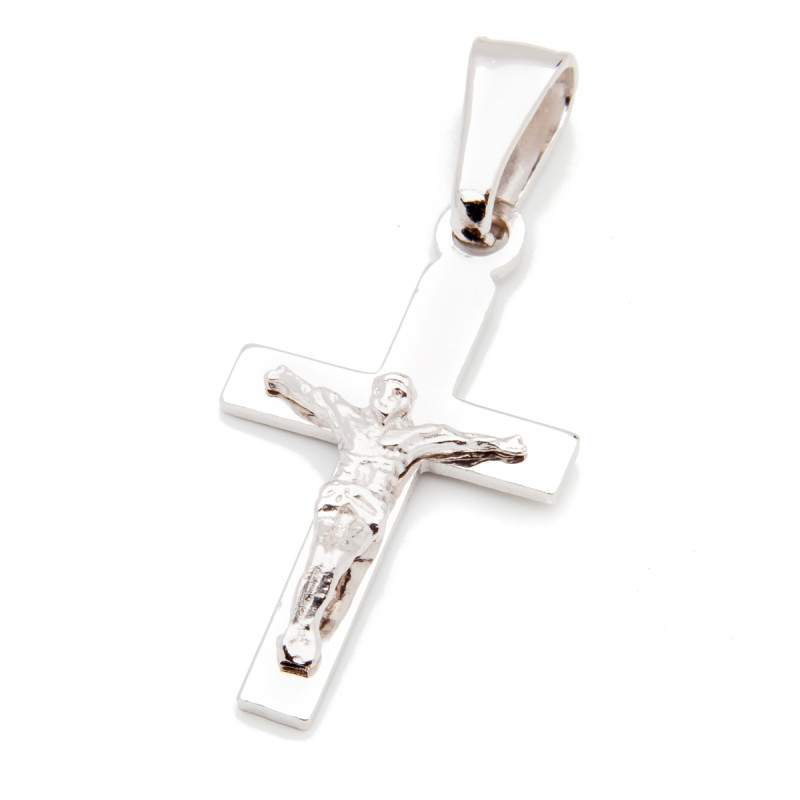Srebrny Krzyżyk z Jezusem