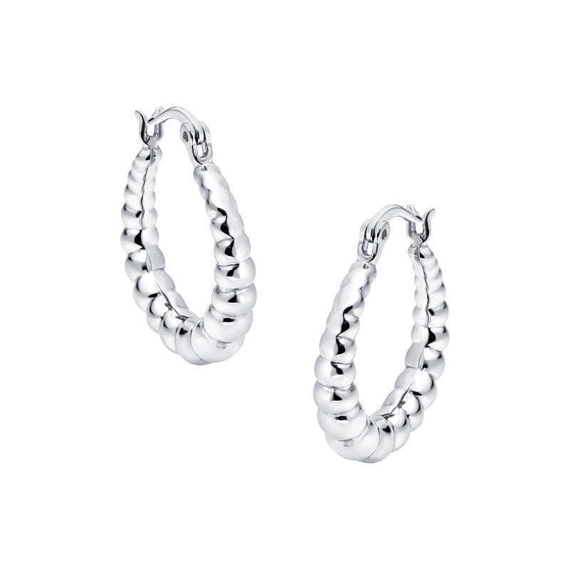 Srebrne kolczyki 925 połączone Kulki