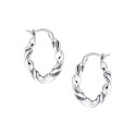 Srebrne kolczyki 925 Owalne dmuchane