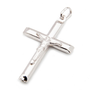 Srebrny Krzyżyk z Jezusem
