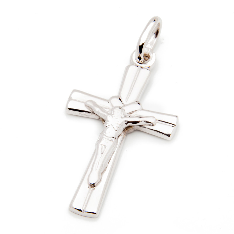 Srebrny Krzyżyk z Jezusem