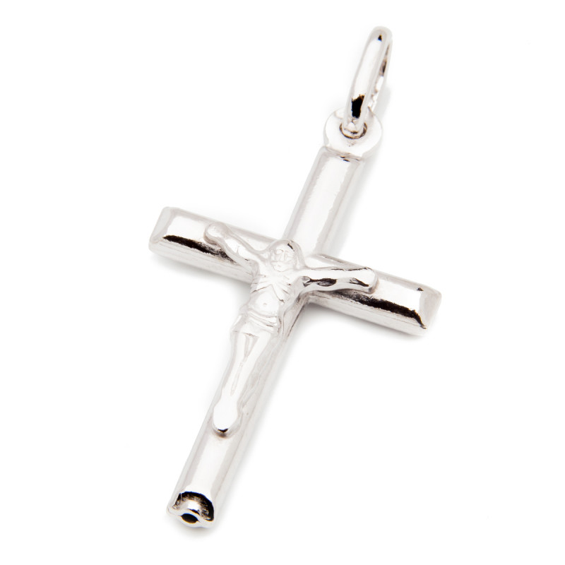 Srebrny Krzyżyk z Jezusem