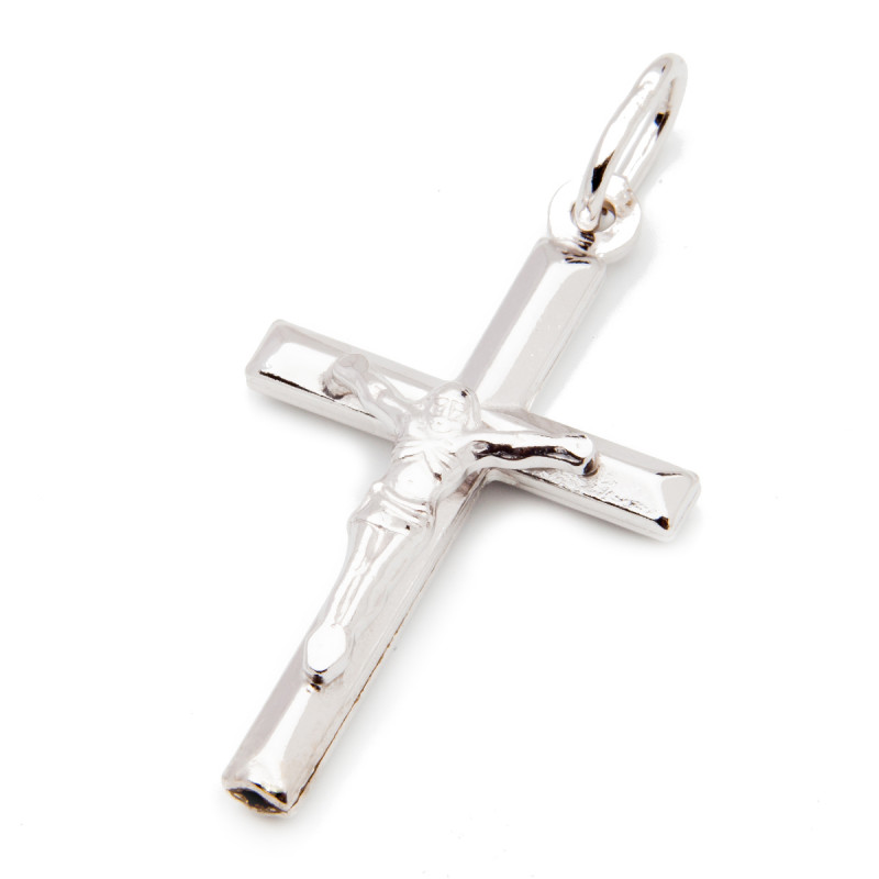 Srebrny Krzyżyk z Jezusem