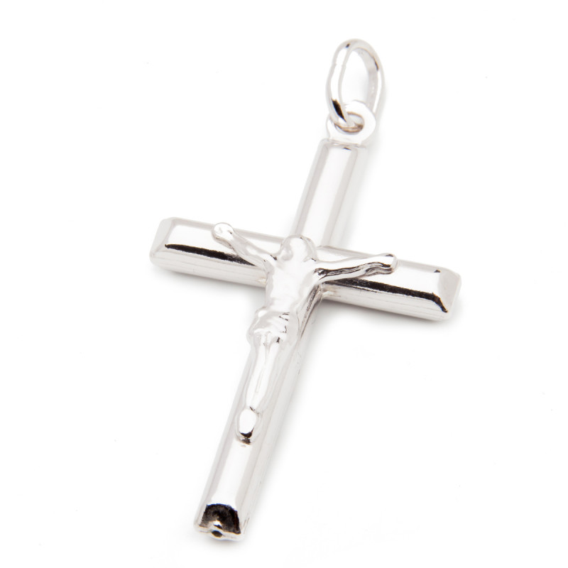 Srebrny Krzyżyk 925  z Jezusem