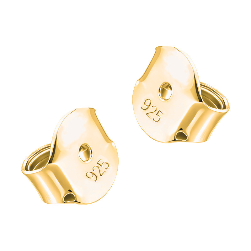 Zapasowe baranki pozłacane 925 - zapięcie do kolczyków | Monilu