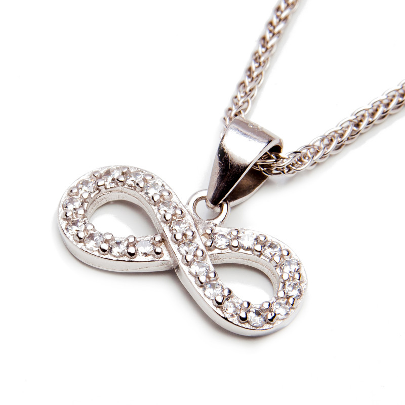 Komplet srebrny 925 nieskończoność