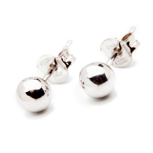 Srebrne kolczyki 925 Kulki 5 mm