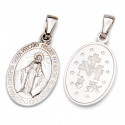 Srebrny medalik 925 Matka Boska I