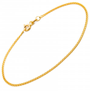 Złota Bransoletka 585 lisi ogon