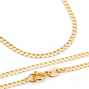 Złoty łańcuszek 585 pancerka II