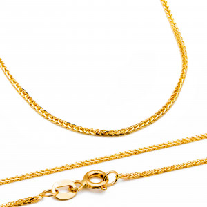 Złoty łańcuszek 585 lisi ogon I