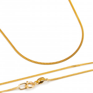 Złoty łańcuszek 585 pancerka 2mm