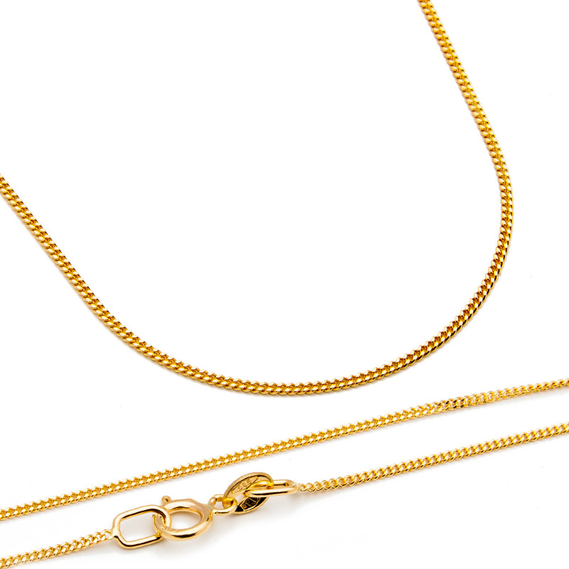 Złoty łańcuszek 585 pancerka 2mm