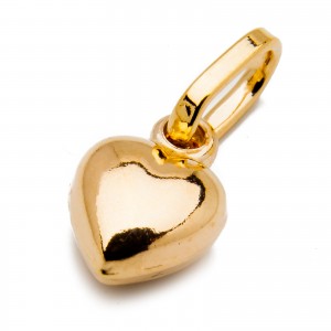 Złoty wisiorek 585 gładkie serce
