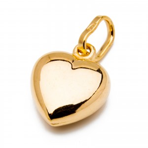 Złoty wisiorek 585 pełne serce