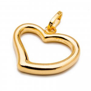 Złoty wisiorek 585 serce serduszko puste