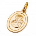 Złoty medalik 585 Matka Boska ażurowa