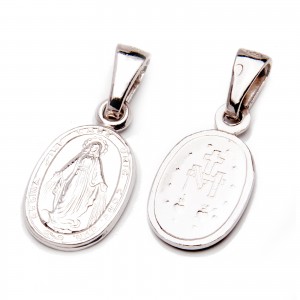 Srebrny medalik 925 Matka Boska I