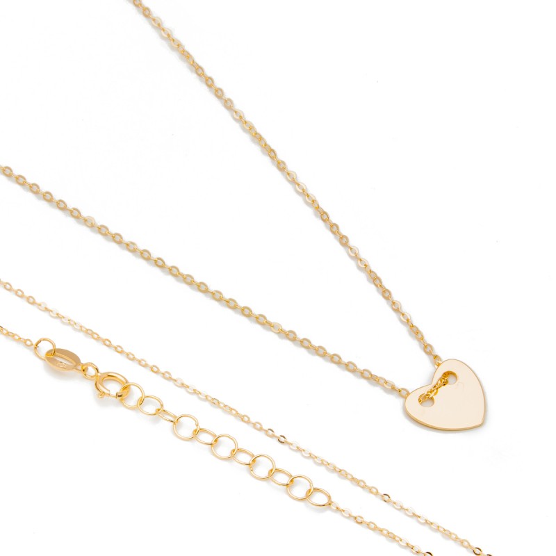 Złoty naszyjnik 585 serduszko