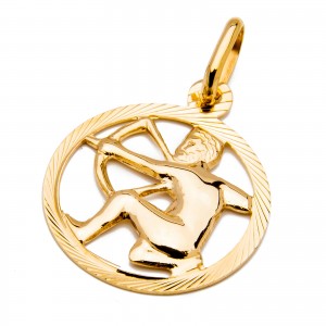 Złota zawieszka 585 znak zodiaku Strzelec