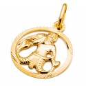 Złota zawieszka 585 znak zodiaku Koziorożec