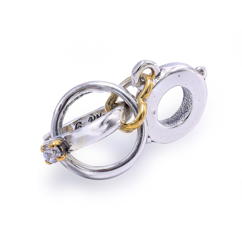 Srebrny charms zawieszka Ty i ja, na zawsze