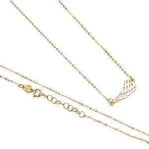 Złoty naszyjnik 585 skrzydło