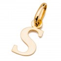 Złota zawieszka 585 literka F