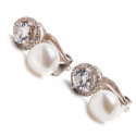 Srebrne kolczyki z perłami