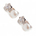 Srebrne kolczyki z perłami