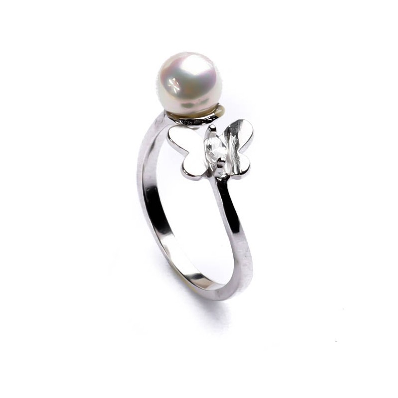 Srebrny pierścionek 925 Butterfly sky