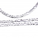Srebrny łańcuszek 925 figaro 4mm