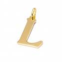 Pozłacana zawieszka litera K