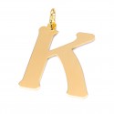 Pozłacana zawieszka litera J