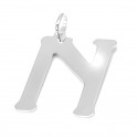 Srebrna zawieszka litera M