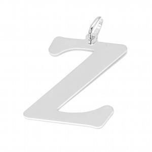 Srebrna zawieszka litera Z